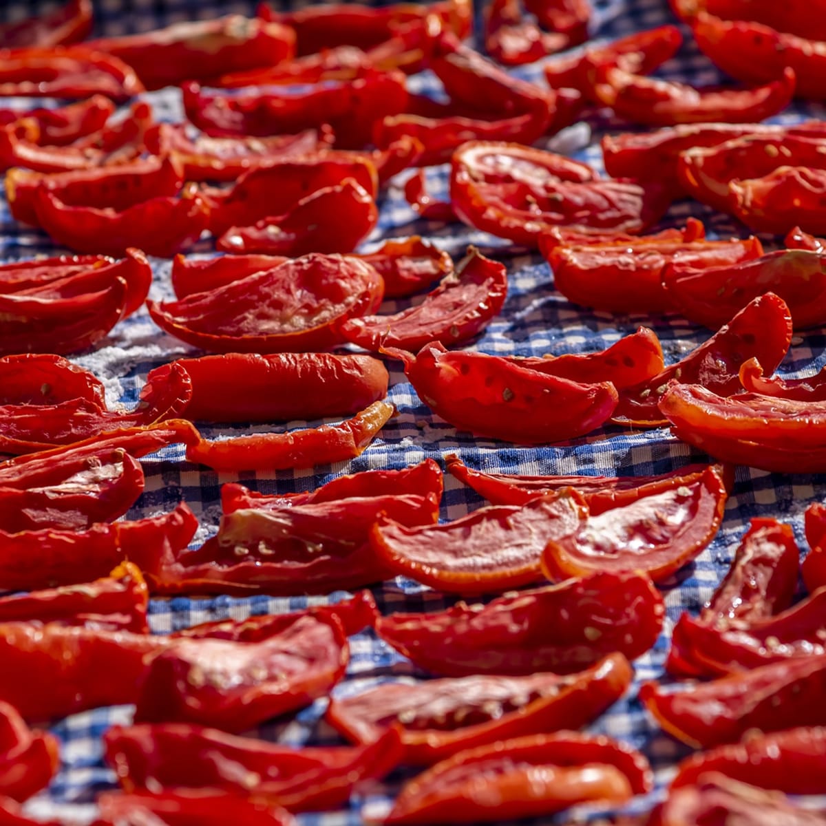 Die konzentrierte Essenz sonnengereifter Tomaten
