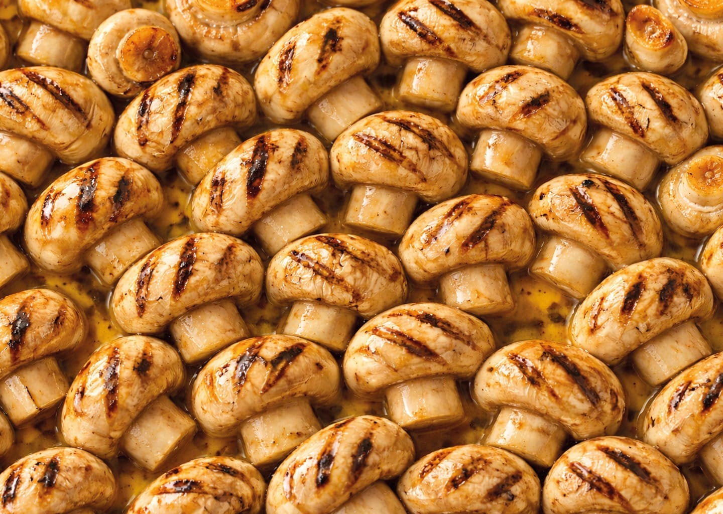 Gegrillte Pilze